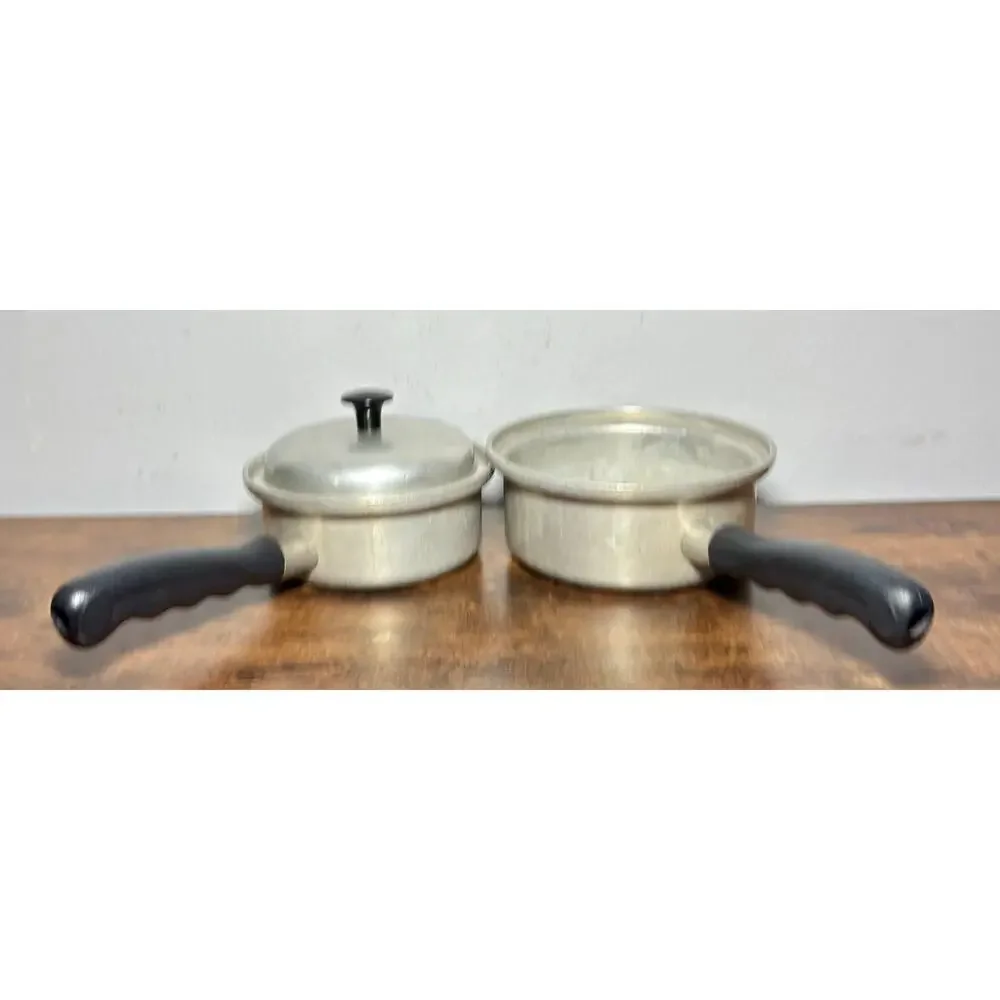 Vintage Vita Craft Aluminum Sauce Pan Set #201N & #200N Made In USA Mid-century
